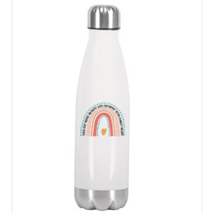 Positive Teacher Inspire Rainbow Stainless Steel Insulated Water Bottle