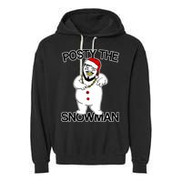 Posty The Snowman Garment-Dyed Fleece Hoodie