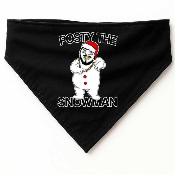 Posty The Snowman USA-Made Doggie Bandana