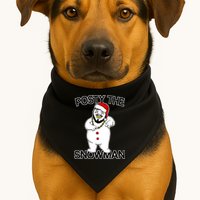 Posty The Snowman USA-Made Doggie Bandana