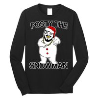 Posty The Snowman Long Sleeve Shirt
