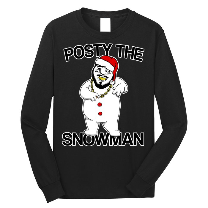 Posty The Snowman Long Sleeve Shirt