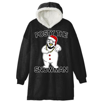 Posty The Snowman Hooded Wearable Blanket