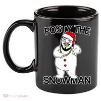 Posty The Snowman 11oz C Handle Ceramic Mug