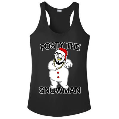 Posty The Snowman Ladies PosiCharge Competitor Racerback Tank