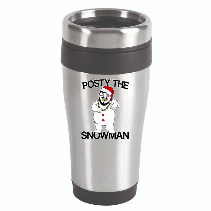 Posty The Snowman 16oz Travel Tumbler