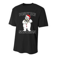 Posty The Snowman Youth Performance Sprint T-Shirt
