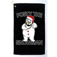 Posty The Snowman Golf Towel