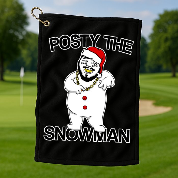 Posty The Snowman Golf Towel