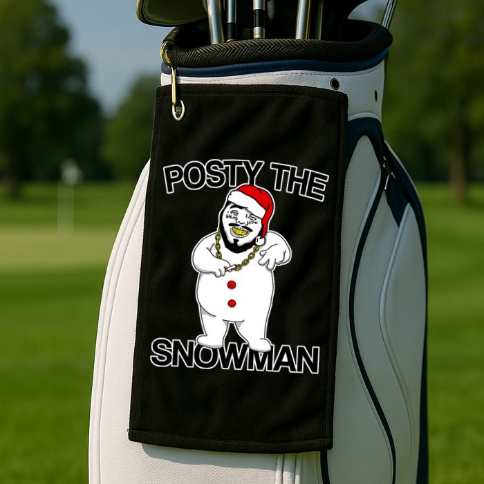 Posty The Snowman Golf Towel