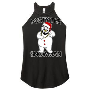 Posty The Snowman Women’s Perfect Tri Rocker Tank