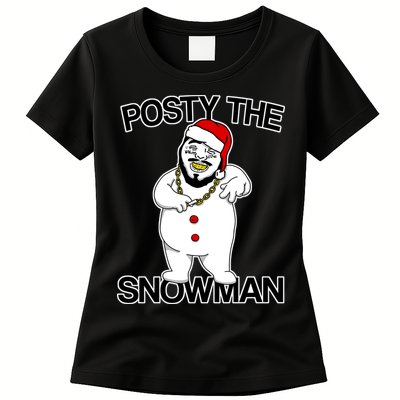 Posty The Snowman Womens T-Shirt