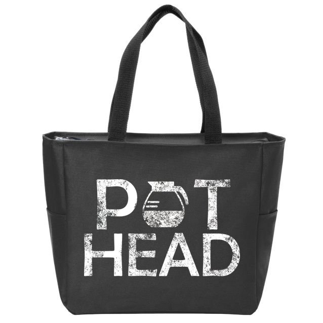 Pot Head Zip Tote Bag