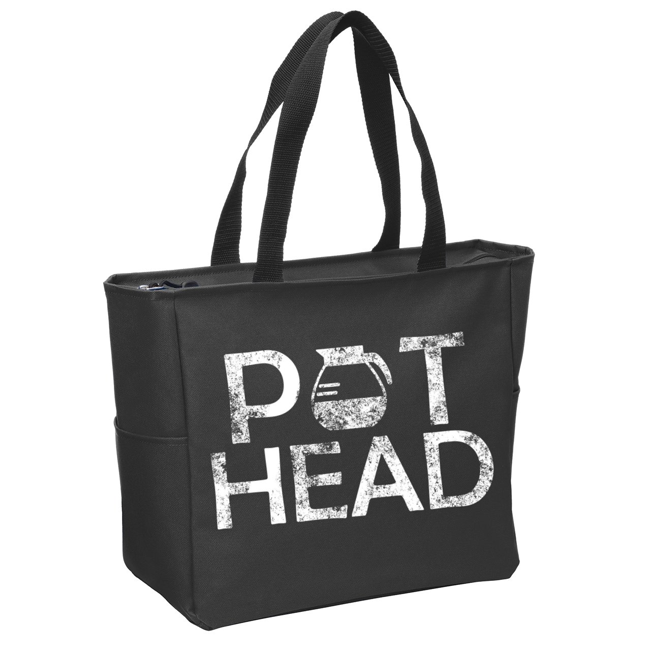 Pot Head Zip Tote Bag