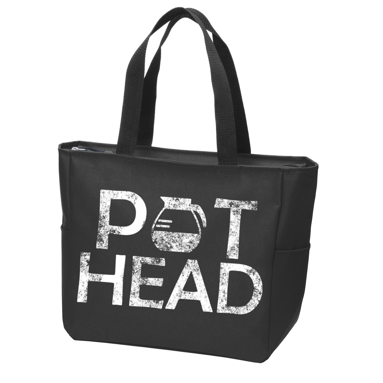 Pot Head Zip Tote Bag