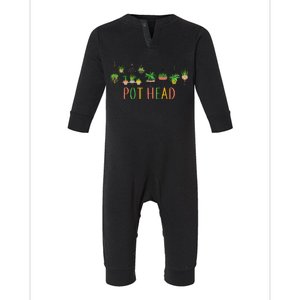 Pot Head For Plant lovers Infant Fleece One Piece