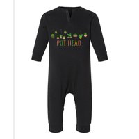 Pot Head For Plant lovers Infant Fleece One Piece