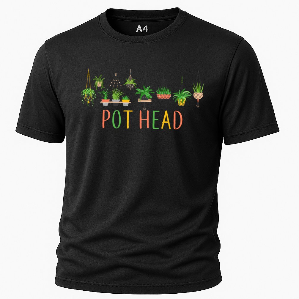 Pot Head For Plant lovers Cooling Performance Crew T-Shirt