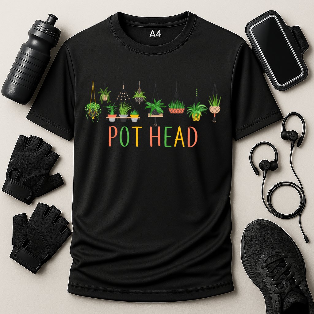 Pot Head For Plant lovers Cooling Performance Crew T-Shirt