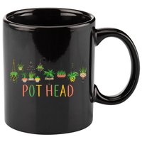 Pot Head For Plant lovers 11oz C Handle Ceramic Mug