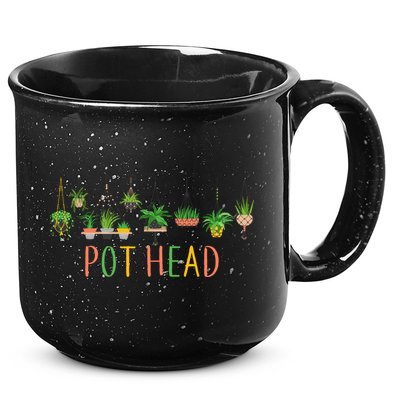 Pot Head For Plant lovers 15oz Campfire Ceramic Mug