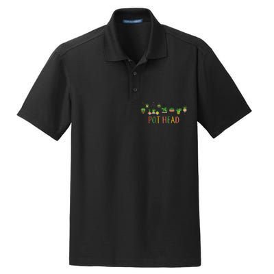 Pot Head For Plant lovers Dry Zone Grid Polo