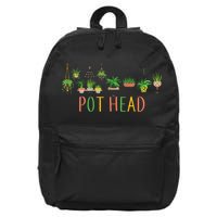 Pot Head For Plant lovers 16 in Basic Backpack