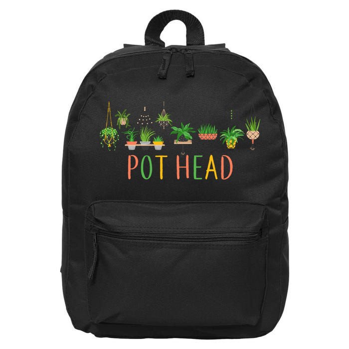 Pot Head For Plant lovers 16 in Basic Backpack