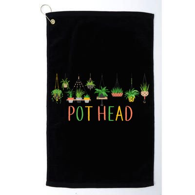 Pot Head For Plant lovers Golf Towel
