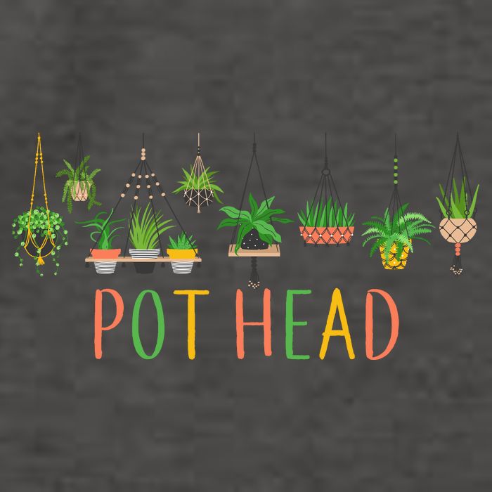 Pot Head For Plant lovers Vector Backpack