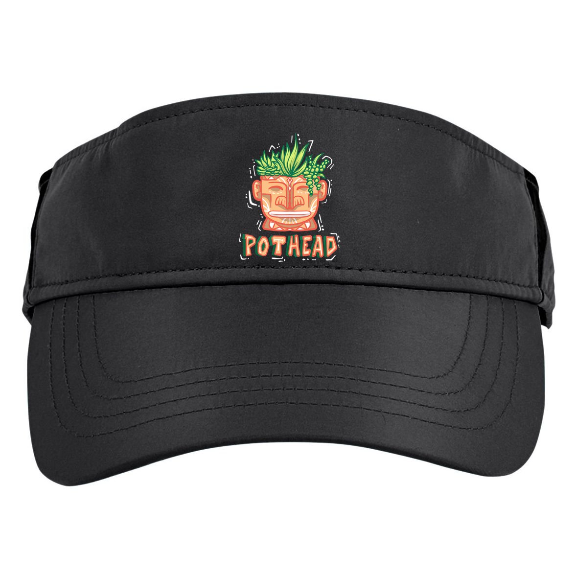 Pot Head Funny Adult Drive Performance Visor