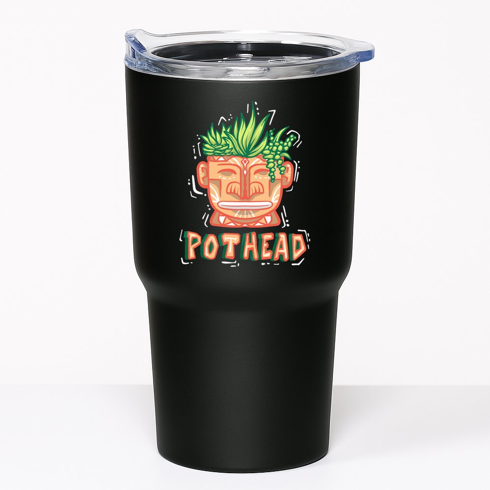 Pot Head Funny Tumbler