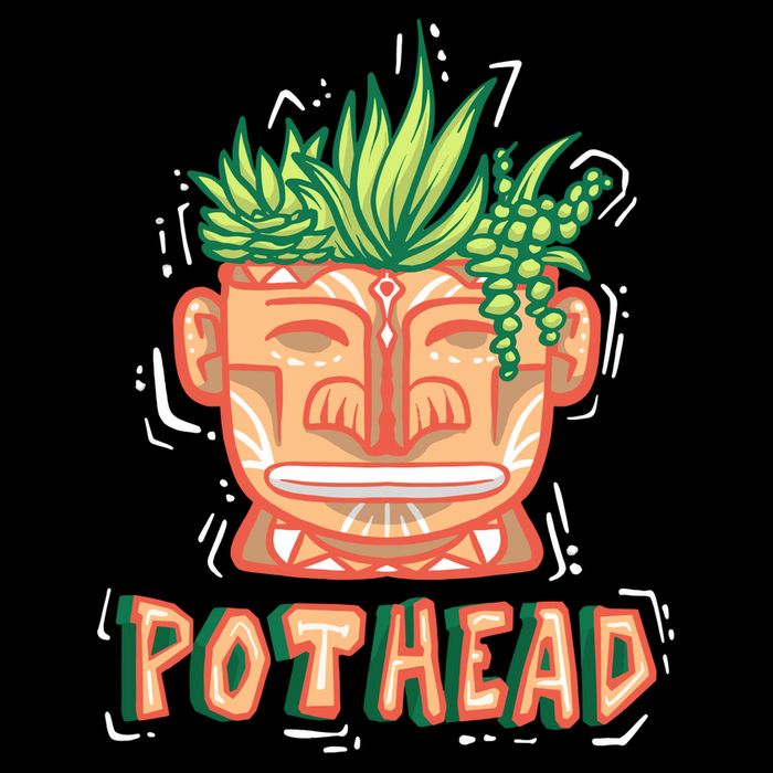Pot Head Funny Cooling Performance Long Sleeve Crew