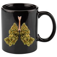 Pot Lungs 11oz C Handle Ceramic Mug