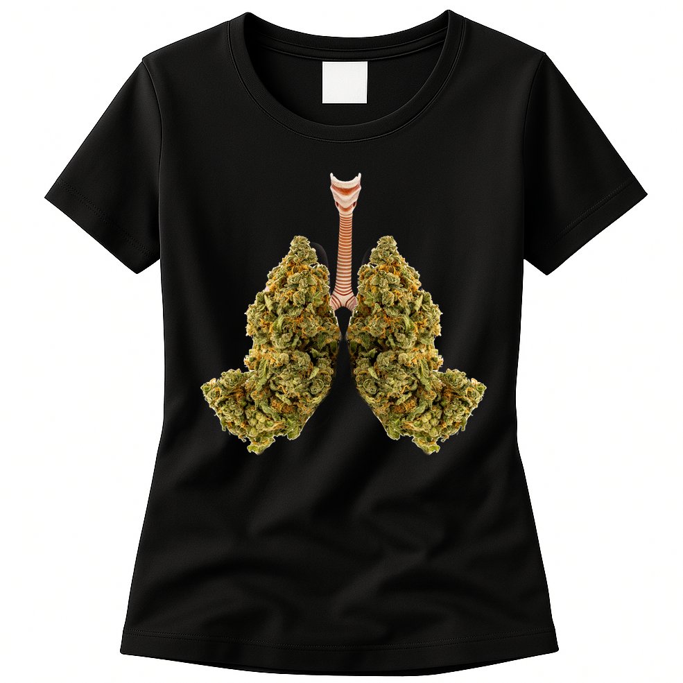 Pot Lungs Womens T-Shirt