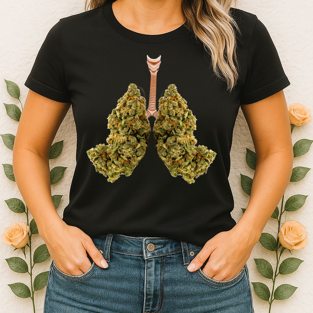 Pot Lungs Womens T-Shirt
