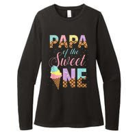 Papa Of The Sweet One Ice Cream 1st First Birthday Family Womens CVC Long Sleeve Shirt