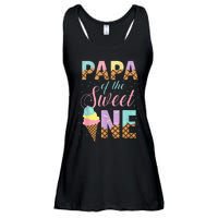 Papa Of The Sweet One Ice Cream 1st First Birthday Family Ladies Essential Flowy Tank