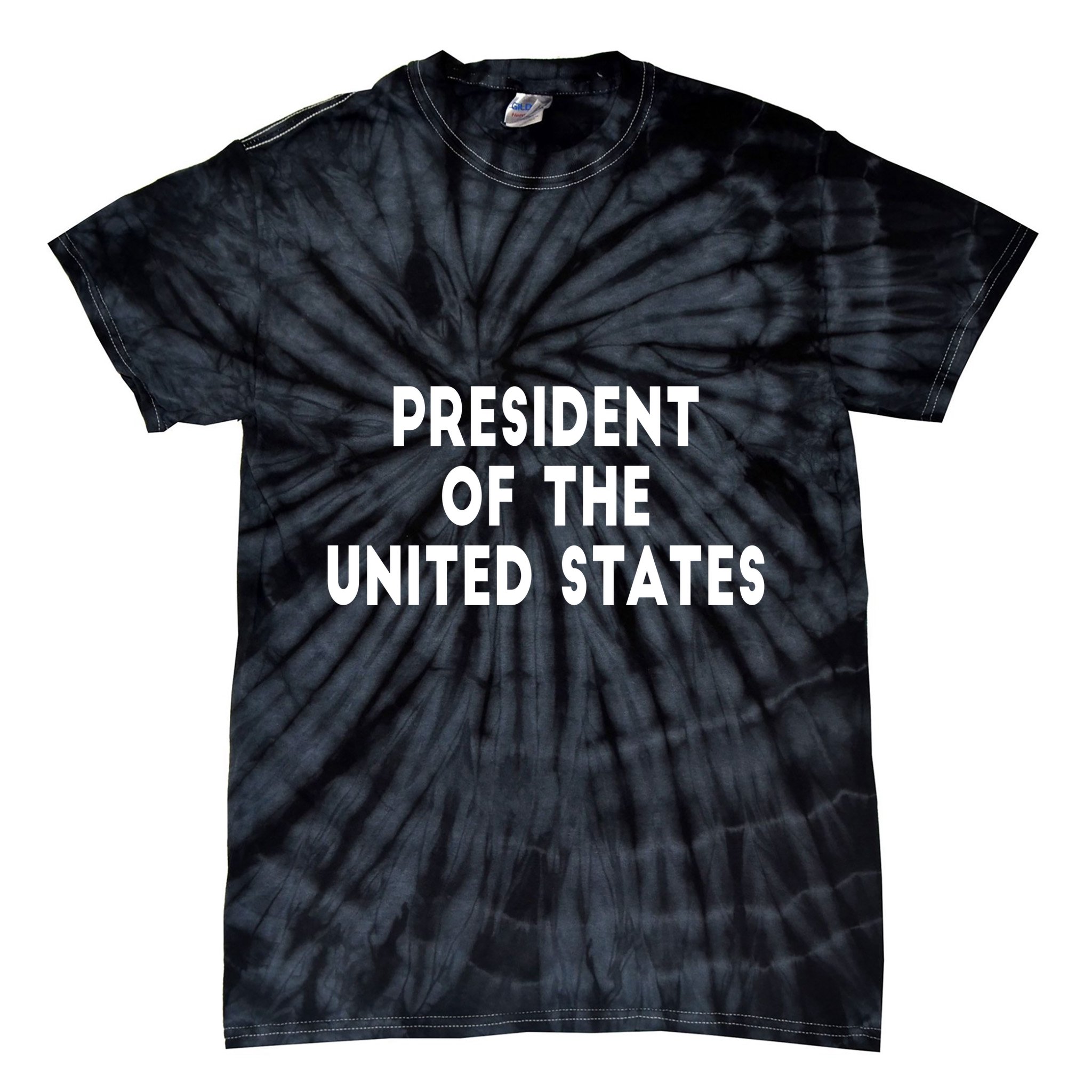 President Of The United States Tie-Dye T-Shirt