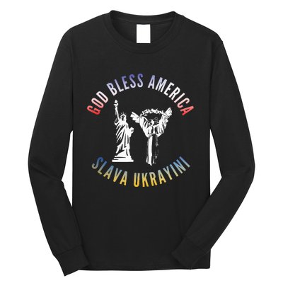 Pride of Two Nations The Bond Between Ukraine and America Long Sleeve Shirt