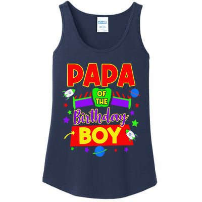 Papa Of The Toy Birthday Story Gift Ladies Essential Tank