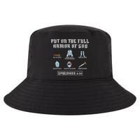 Put On The Full Armor Of God Funny Saying Christian Cool Comfort Performance Bucket Hat