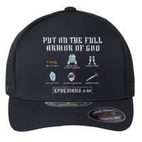 Put On The Full Armor Of God Funny Saying Christian Flexfit Unipanel Trucker Cap