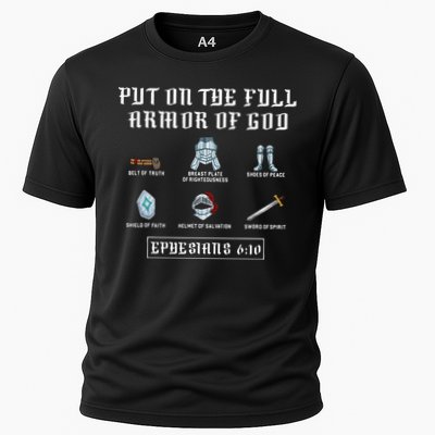 Put On The Full Armor Of God Funny Saying Christian Performance Shirt