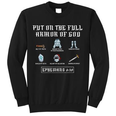 Put On The Full Armor Of God Funny Saying Christian Sweatshirt