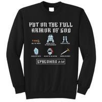 Put On The Full Armor Of God Funny Saying Christian Sweatshirt
