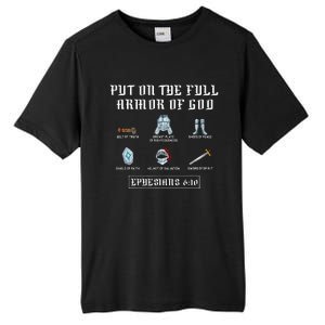 Put On The Full Armor Of God Funny Saying Christian Tall Fusion ChromaSoft Performance T-Shirt