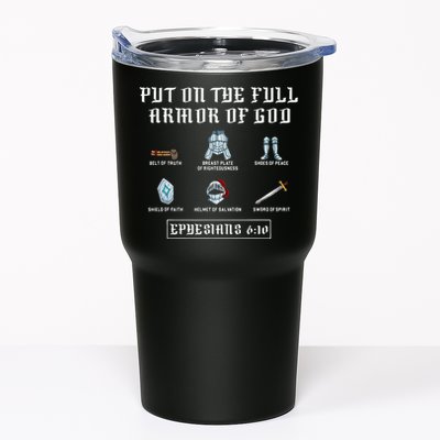 Put On The Full Armor Of God Funny Saying Christian Tumbler