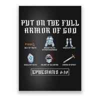 Put On The Full Armor Of God Funny Saying Christian Poster
