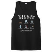 Put On The Full Armor Of God Funny Saying Christian PosiCharge Competitor Tank